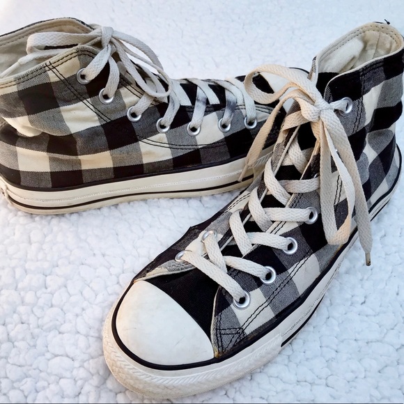 Converse Other - 🍄CONVERSE Chuck Taylor Plaid Canvas High Top